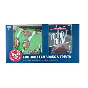 FOOTBALL FAN SOCKS & TRIVIA - The Perfect Gift for Any Football-Mad Friend!